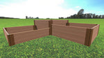 Photo 8 Tool-Free 'Fort Knox' Straight Corner Raised Garden Bed - 8' x 8'