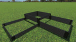 Photo 5 Weathered Wood / 1" Profile / 1-Level 1st Tier, 2-Levels 2nd Tier, 2-Levels 3rd Tier