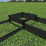 Weathered Wood / 1" Profile / 1-Level 1st Tier, 2-Levels 2nd Tier, 2-Levels 3rd Tier
