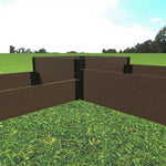 Uptown Brown / 1" Profile / 2-Levels 1st Tier, 3-Levels 2nd Tier, 2-Levels 3rd Tier