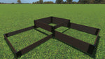 Photo 4 Uptown Brown / 1" Profile / 1-Level 1st Tier, 2-Levels 2nd Tier, 2-Levels 3rd Tier