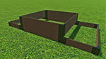 Photo 2 Uptown Brown / 1" Profile / 2-Tiers = 16.5" tall