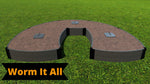 Photo 17 Tool-Free 'Lucky Horseshoe' Walk-In Curved Raised Garden Bed - 6' x 9'