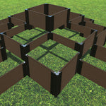 Uptown Brown / 1" Profile / 3-Tiers = 33" tall