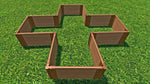 Photo 16 Tool-Free 'Military Medallion' Raised Garden Bed (Kit Cross) - 6' x 6'