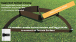 Photo 8 Tool-Free 'Nelson's Hat' Semi Circle Raised Garden Bed - 6' x 8'