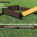 Tool-Free 'Nelson's Hat' Semi Circle Raised Garden Bed - 6' x 8'