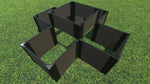 Photo 10 Weathered Wood / 1" Profile / 4 Bottom Tiers, 2 Top Tiers
