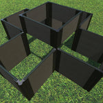 Weathered Wood / 1" Profile / 4 Bottom Tiers, 2 Top Tiers