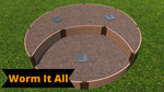 Photo 9 Tool-Free 'Peppermint Cream' Circular Raised Garden Bed - 10' x 10'