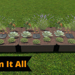 Tool-Free Raised Garden Bed - 4' x 12'