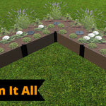 Tool-Free Raised Garden Bed 'L' Shaped - 12' x 12'