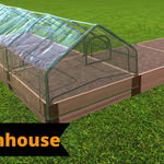 Tool-Free Raised Garden Bed 'L' Shaped - 12' x 12'