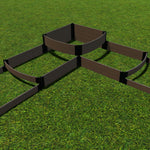 Uptown Brown / 1" Profile / 3-Tiers = 22" tall