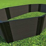 Weathered Wood / 1" Profile / 3-Levels = 16.5" tall