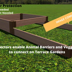 Tool-Free 'Stepper' Terrace Raised Garden Bed - 4' x 8'