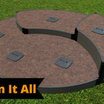 Tool-Free 'Sugar Cone' Circular Raised Garden Bed - 10' x 10'