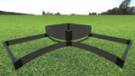 Photo 2 Weathered Wood / 1" Profile / 1-Level Bottom, 2-Levels Top