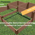 Tool-Free 'Terraced Square' Raised Garden Bed - 8' x 8'