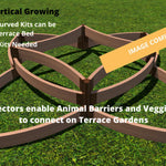 Tool-Free 'Versailles Sunburst' Raised Garden Bed - 8' x 8'