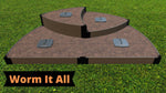 Photo 5 Tool-Free 'Victory Cockade' Semi Circle Raised Garden Bed - 6' x 8'