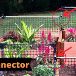 Tool-Free 'Victory Cockade' Semi Circle Raised Garden Bed - 6' x 8'