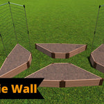 Tool-Free 'Walk-Through Elizabethan' Raised Garden Bed - 12' X 12'