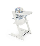 Photo 6 White, Waves Blue
 Cushion + Tray