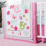 Photo 11 Tropical Tweets 3 Piece Crib Bedding Set