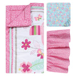 Photo 3 Tropical Tweets 3 Piece Crib Bedding Set