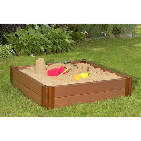 Two Inch Series 4ft. x 4ft. x 11in. Composite Square Sandbox Kit