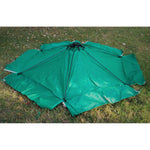 Photo 14 Two Inch Series 7ft. x  8ft. x 11 in. Composite Hexagon Sandbox Kit with Collapsible Cover