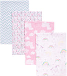 Photo 1 Unicorn Rainbow 4 Pack Blankets