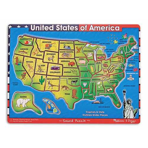 USA Maps Sound Puzzle