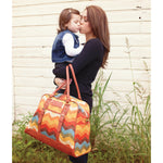 Photo 10 Waverly Panama Wave Adobe Carryall Diaper Bag