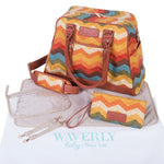 Photo 7 Waverly Panama Wave Adobe Carryall Diaper Bag