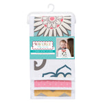 Photo 2 Waverly Pom Pom Play 3 Pack Jumbo Burp Cloth Set