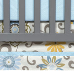 Photo 8 Waverly Pom Pom Spa 4 Piece Crib Bedding Set