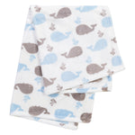 Photo 5 Whales Plush Baby Blanket