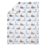 Photo 4 Whales Plush Baby Blanket