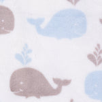 Photo 2 Whales Plush Changing Pad Cover