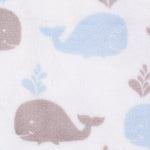 Whales Plush Changing Pad Cover