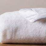 White Plush Baby Blanket
