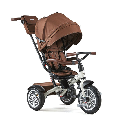 White Satin Bentley 6-in-1 Stroller Trike