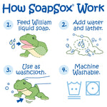 William the Frog Bath Sponge