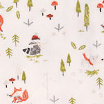 Photo 2 Winter Woods Deluxe Flannel Fitted Crib Sheet
