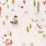 Photo 2 Winter Woods Flannel Swaddle Blanket