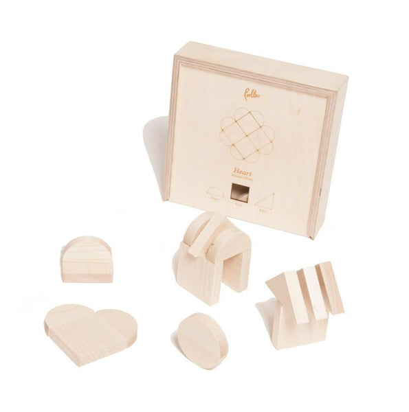 Wooden Heartblocks