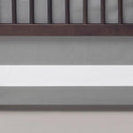 Photo 1 Woven Cotton Band Crib Skirt - Stone