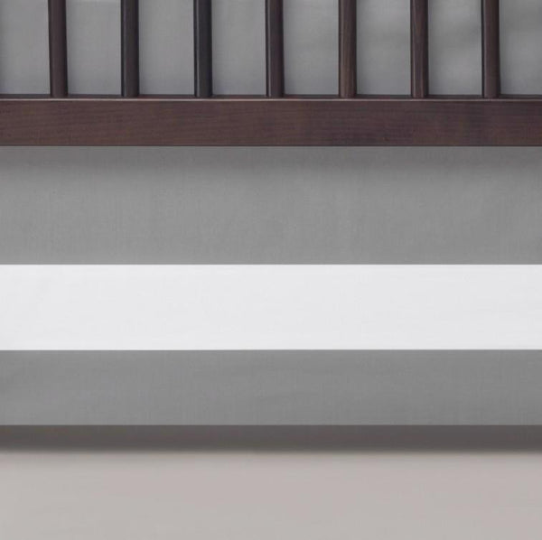 Woven Cotton Band Crib Skirt - Stone